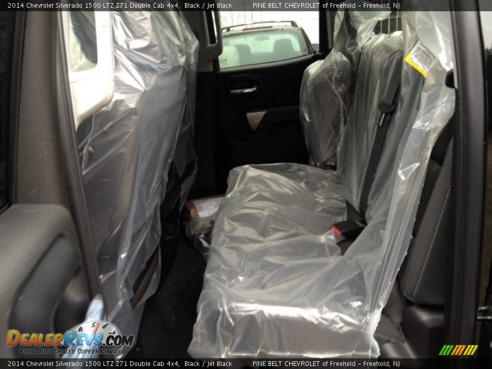2014 Chevrolet Silverado 1500 LTZ Z71 Double Cab 4x4 Black / Jet Black Photo #6