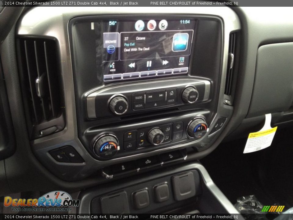2014 Chevrolet Silverado 1500 LTZ Z71 Double Cab 4x4 Black / Jet Black Photo #10