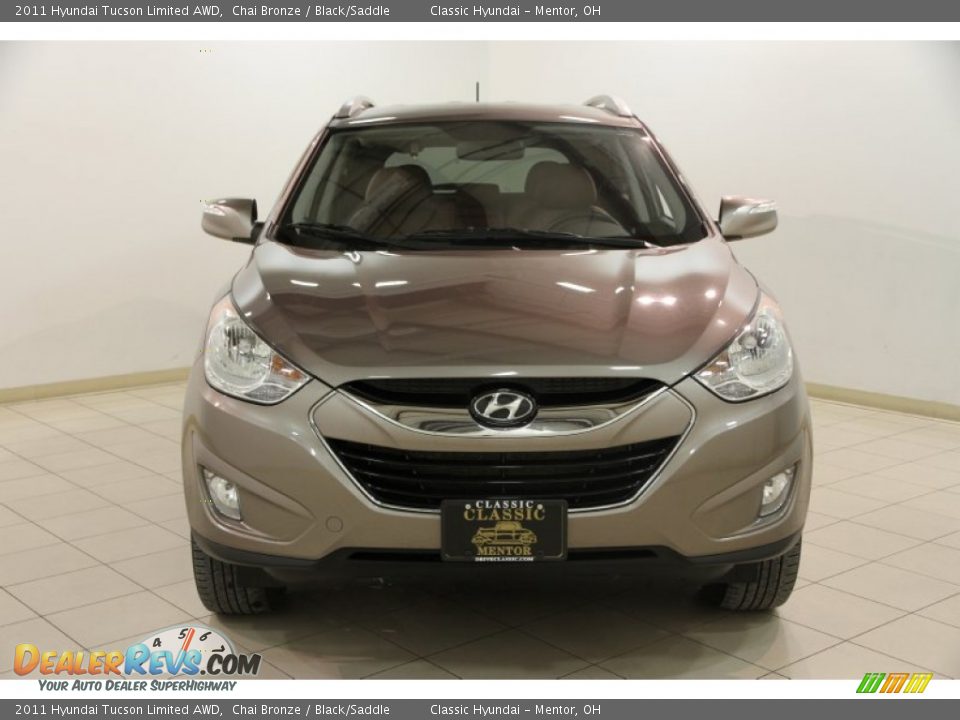 2011 Hyundai Tucson Limited AWD Chai Bronze / Black/Saddle Photo #2
