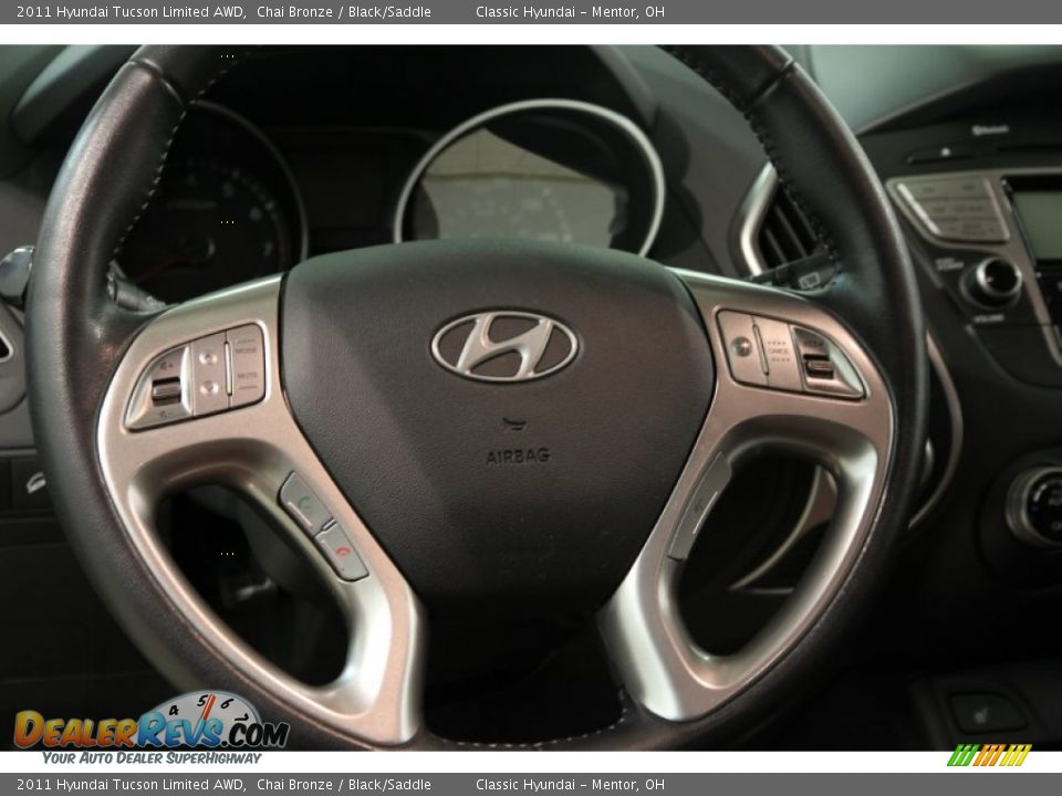 2011 Hyundai Tucson Limited AWD Chai Bronze / Black/Saddle Photo #6
