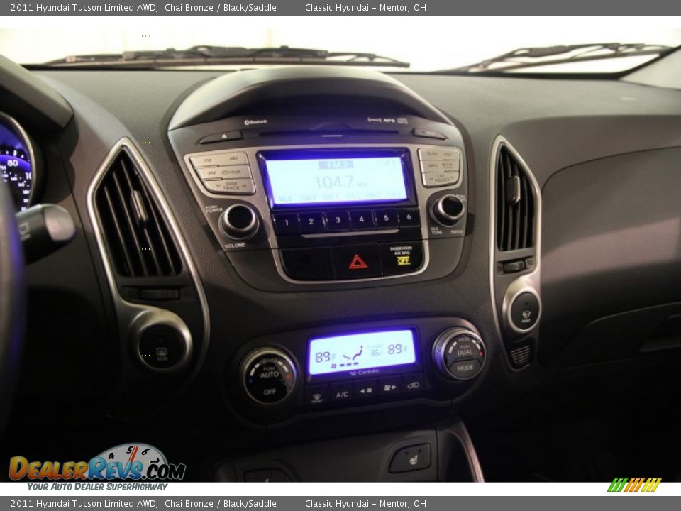 2011 Hyundai Tucson Limited AWD Chai Bronze / Black/Saddle Photo #8