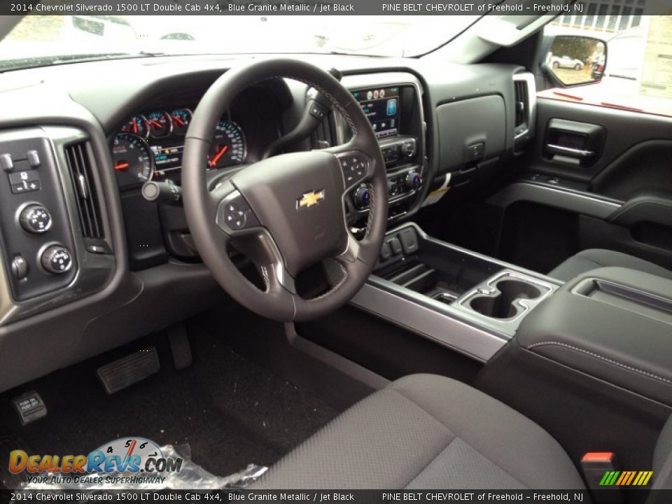 2014 Chevrolet Silverado 1500 LT Double Cab 4x4 Blue Granite Metallic / Jet Black Photo #7