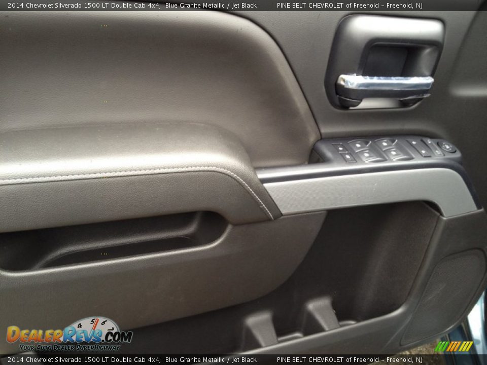 2014 Chevrolet Silverado 1500 LT Double Cab 4x4 Blue Granite Metallic / Jet Black Photo #8