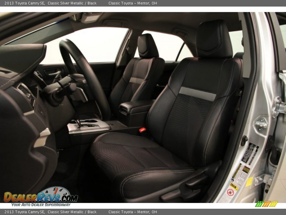 2013 Toyota Camry SE Classic Silver Metallic / Black Photo #5