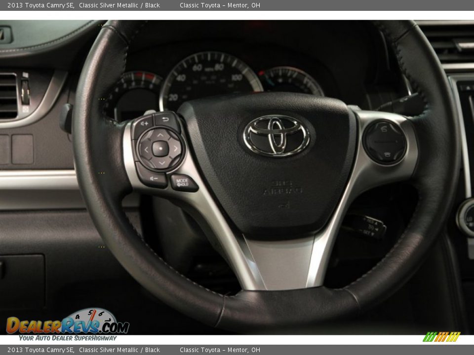 2013 Toyota Camry SE Classic Silver Metallic / Black Photo #6