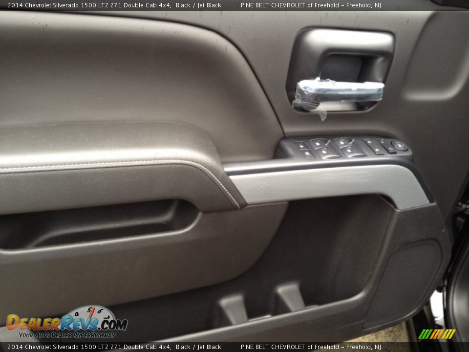 2014 Chevrolet Silverado 1500 LTZ Z71 Double Cab 4x4 Black / Jet Black Photo #8