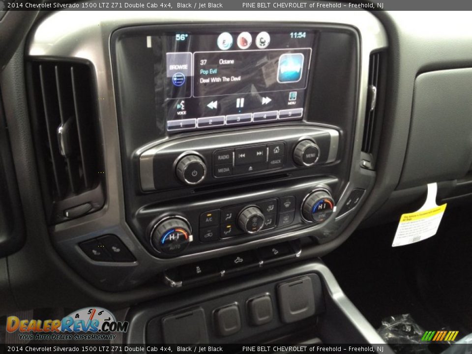 2014 Chevrolet Silverado 1500 LTZ Z71 Double Cab 4x4 Black / Jet Black Photo #9