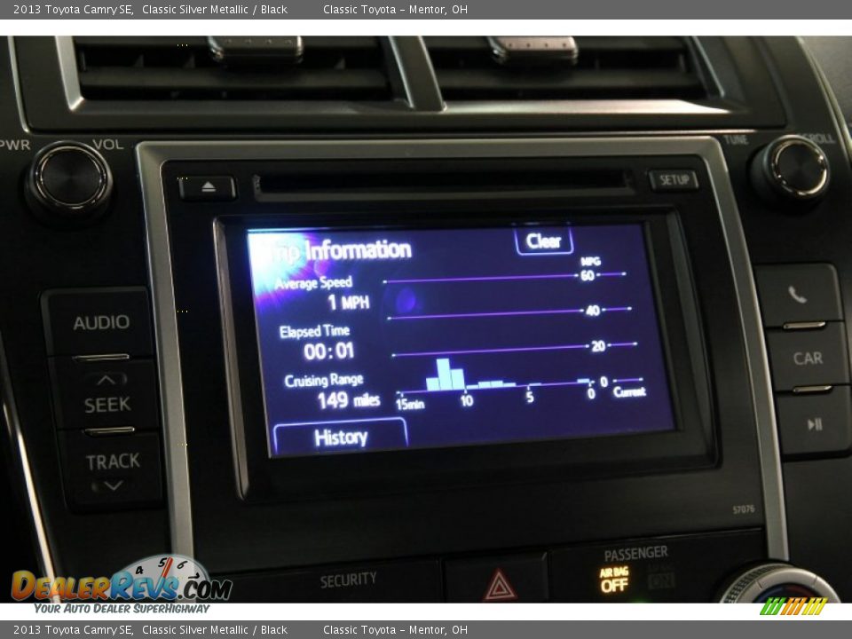 2013 Toyota Camry SE Classic Silver Metallic / Black Photo #11