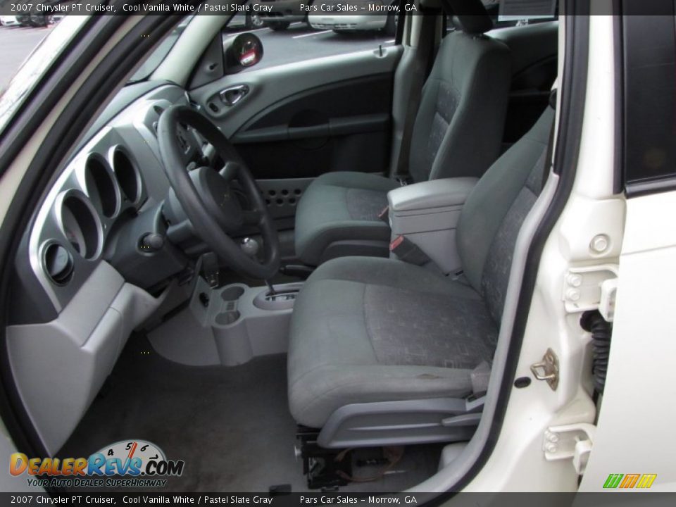2007 Chrysler PT Cruiser Cool Vanilla White / Pastel Slate Gray Photo #6