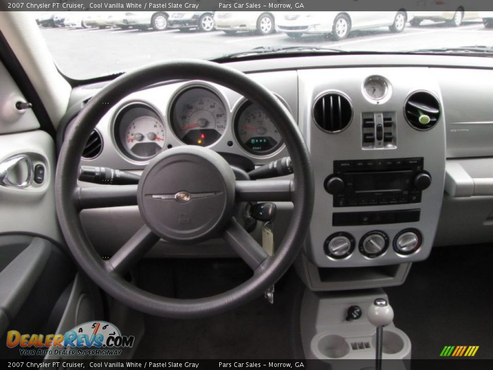 2007 Chrysler PT Cruiser Cool Vanilla White / Pastel Slate Gray Photo #8