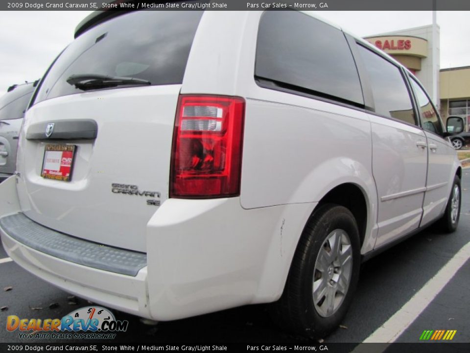 2009 Dodge Grand Caravan SE Stone White / Medium Slate Gray/Light Shale Photo #3