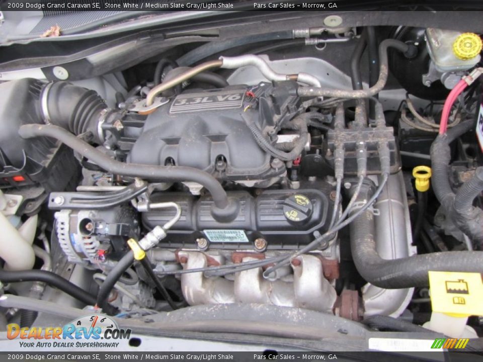 2009 Dodge Grand Caravan SE Stone White / Medium Slate Gray/Light Shale Photo #12