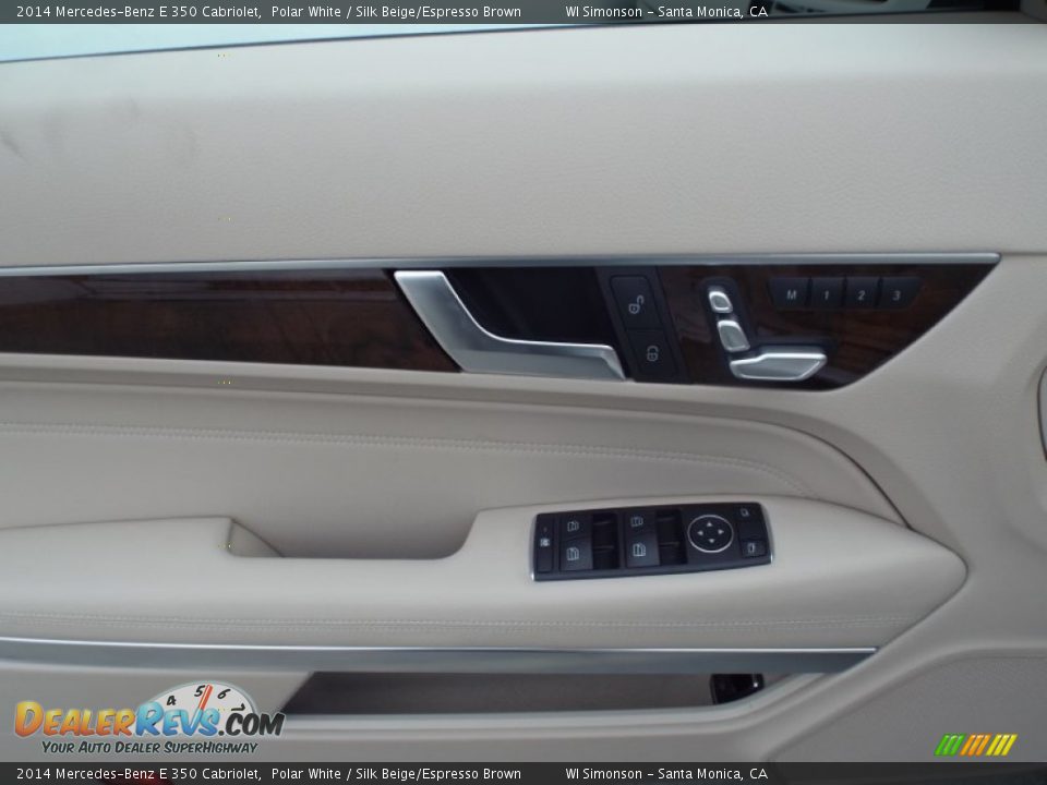 2014 Mercedes-Benz E 350 Cabriolet Polar White / Silk Beige/Espresso Brown Photo #4