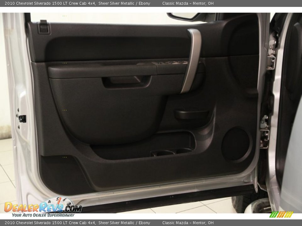2010 Chevrolet Silverado 1500 LT Crew Cab 4x4 Sheer Silver Metallic / Ebony Photo #4