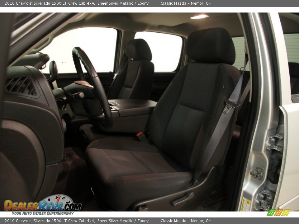 2010 Chevrolet Silverado 1500 LT Crew Cab 4x4 Sheer Silver Metallic / Ebony Photo #5