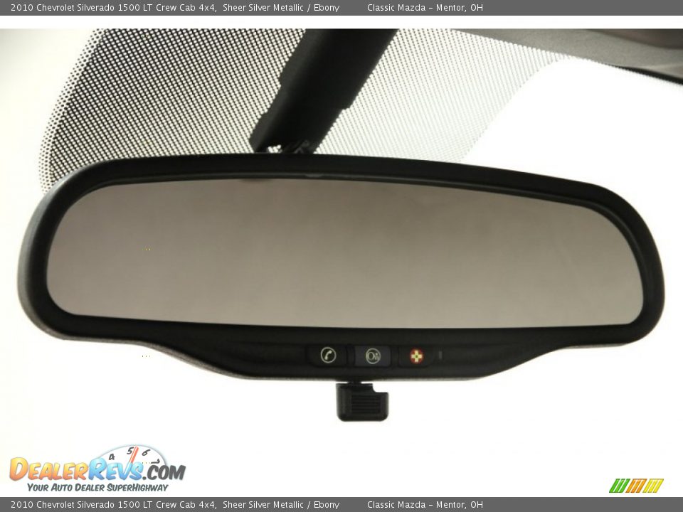 2010 Chevrolet Silverado 1500 LT Crew Cab 4x4 Sheer Silver Metallic / Ebony Photo #8