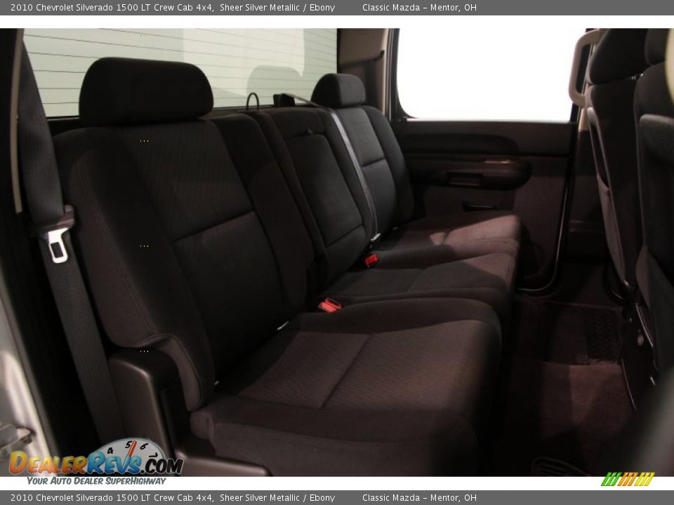 2010 Chevrolet Silverado 1500 LT Crew Cab 4x4 Sheer Silver Metallic / Ebony Photo #11