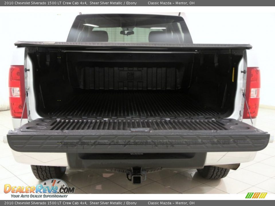 2010 Chevrolet Silverado 1500 LT Crew Cab 4x4 Sheer Silver Metallic / Ebony Photo #13
