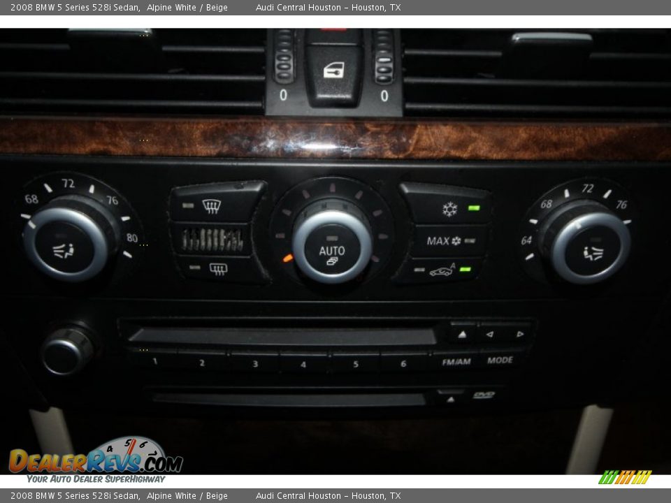 2008 BMW 5 Series 528i Sedan Alpine White / Beige Photo #19