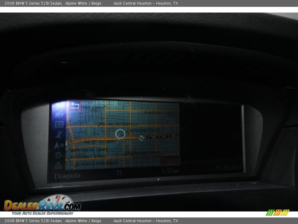 2008 BMW 5 Series 528i Sedan Alpine White / Beige Photo #20