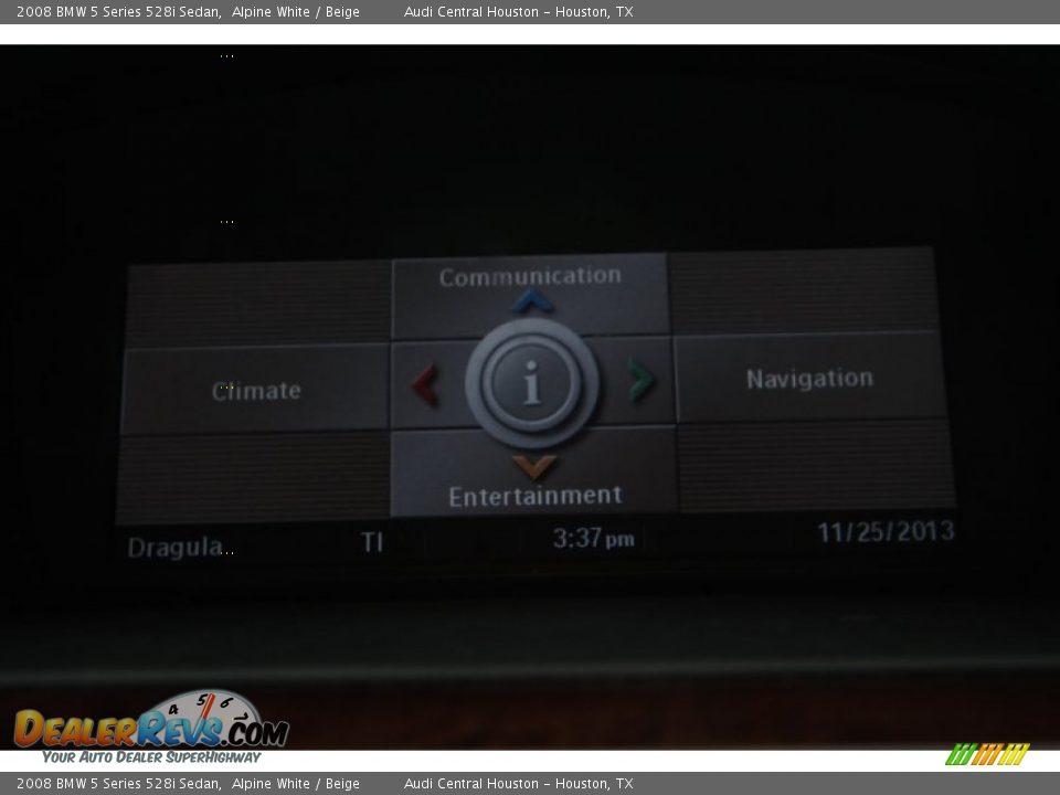 2008 BMW 5 Series 528i Sedan Alpine White / Beige Photo #21