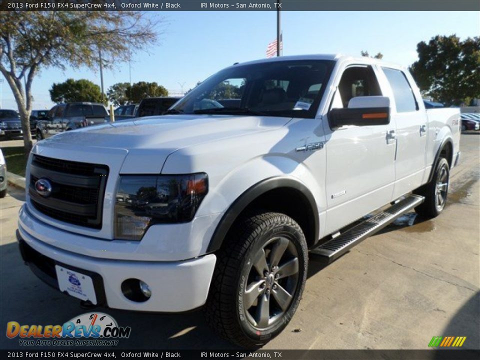 2013 Ford F150 FX4 SuperCrew 4x4 Oxford White / Black Photo #1