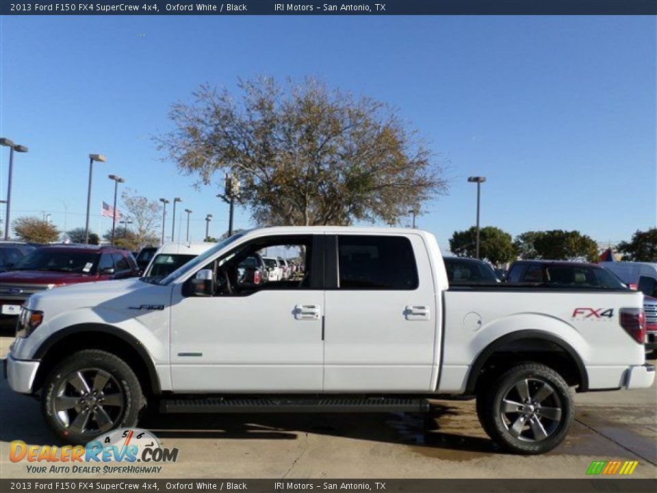 2013 Ford F150 FX4 SuperCrew 4x4 Oxford White / Black Photo #2