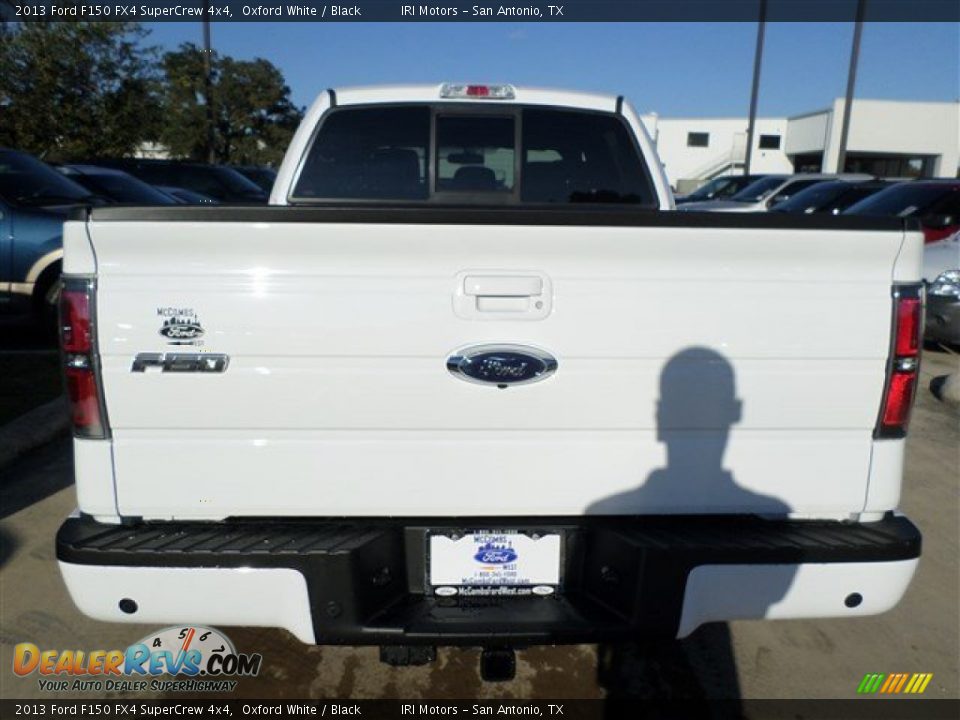 2013 Ford F150 FX4 SuperCrew 4x4 Oxford White / Black Photo #4