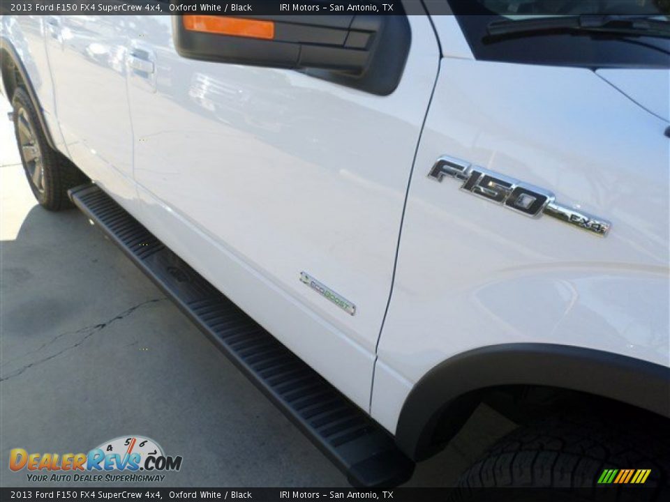 2013 Ford F150 FX4 SuperCrew 4x4 Oxford White / Black Photo #9