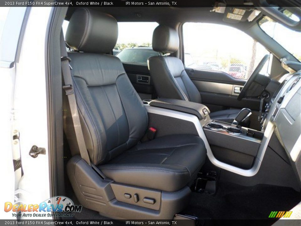 2013 Ford F150 FX4 SuperCrew 4x4 Oxford White / Black Photo #10