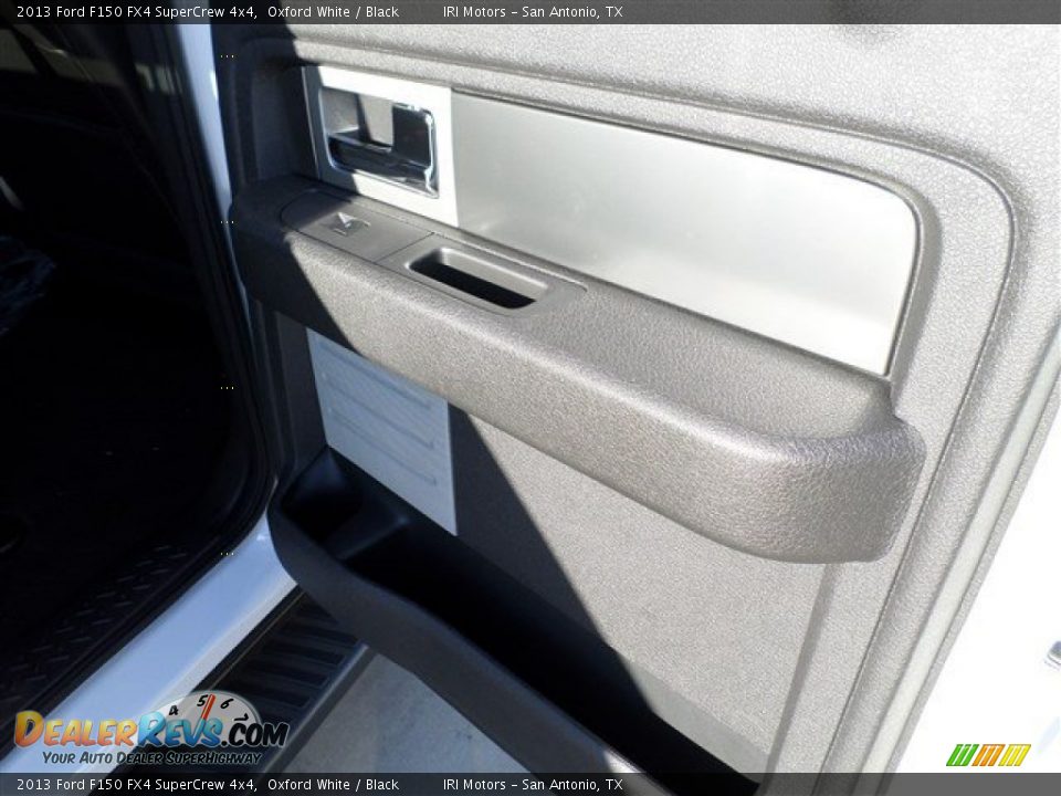 2013 Ford F150 FX4 SuperCrew 4x4 Oxford White / Black Photo #13