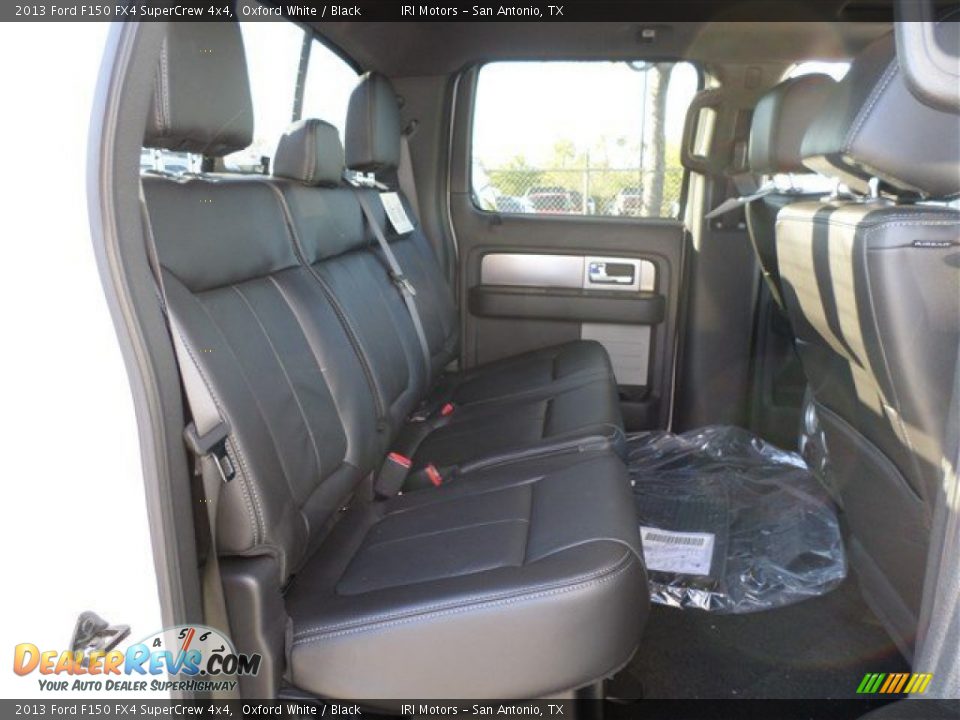 2013 Ford F150 FX4 SuperCrew 4x4 Oxford White / Black Photo #14