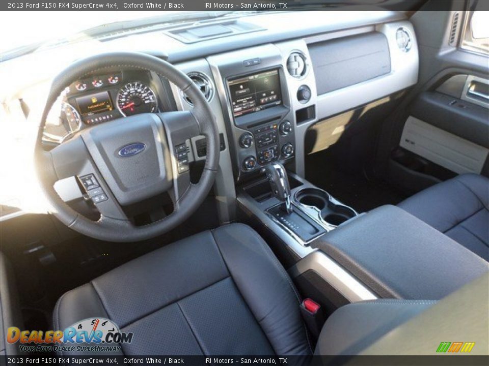 2013 Ford F150 FX4 SuperCrew 4x4 Oxford White / Black Photo #15
