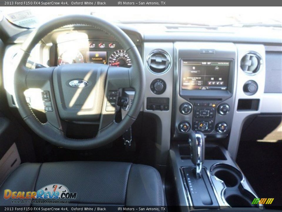 2013 Ford F150 FX4 SuperCrew 4x4 Oxford White / Black Photo #16