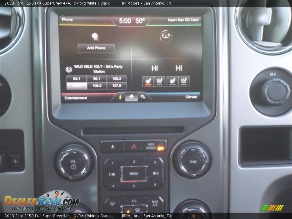 2013 Ford F150 FX4 SuperCrew 4x4 Oxford White / Black Photo #20