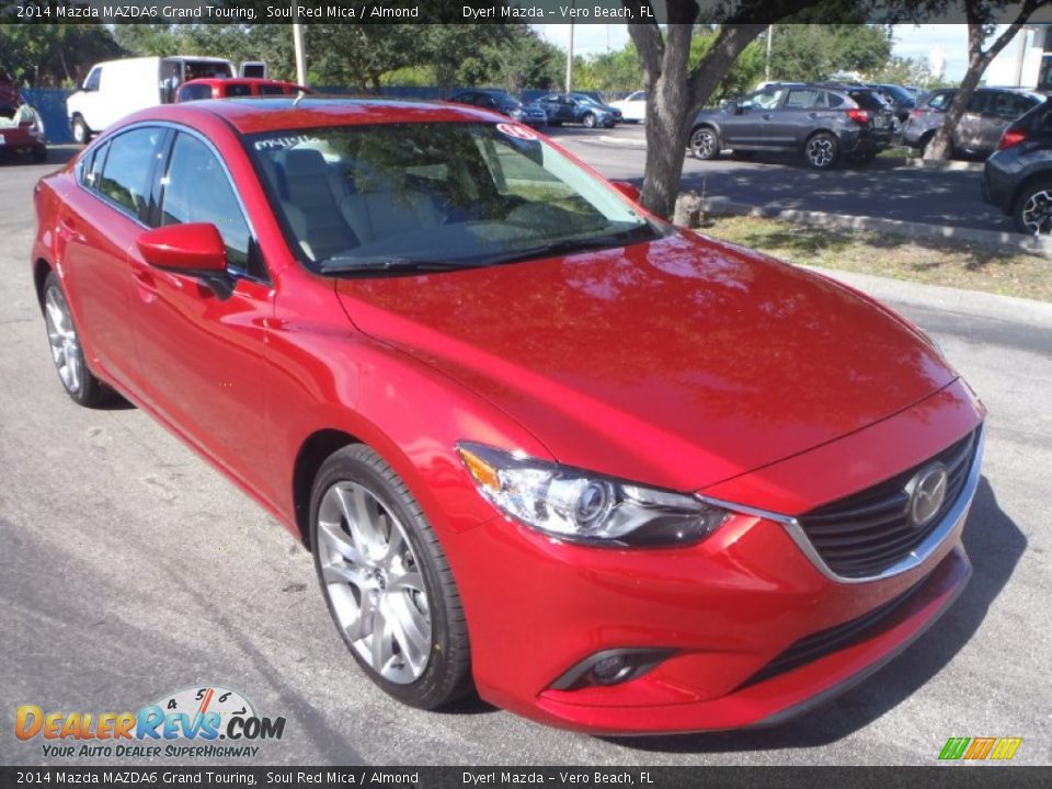 2014 Mazda MAZDA6 Grand Touring Soul Red Mica / Almond Photo #1