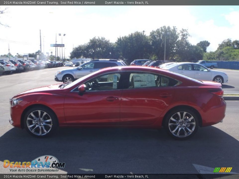 2014 Mazda MAZDA6 Grand Touring Soul Red Mica / Almond Photo #3