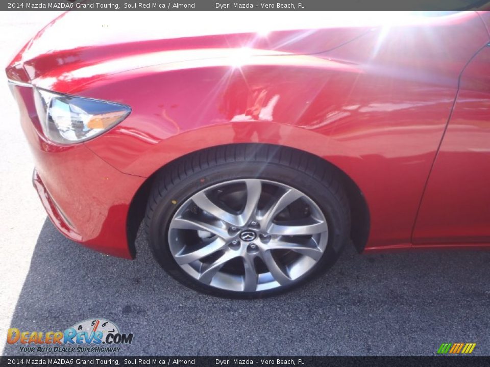 2014 Mazda MAZDA6 Grand Touring Soul Red Mica / Almond Photo #8