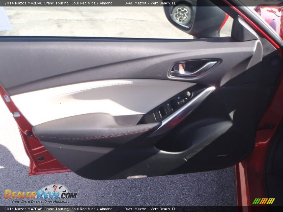 2014 Mazda MAZDA6 Grand Touring Soul Red Mica / Almond Photo #9