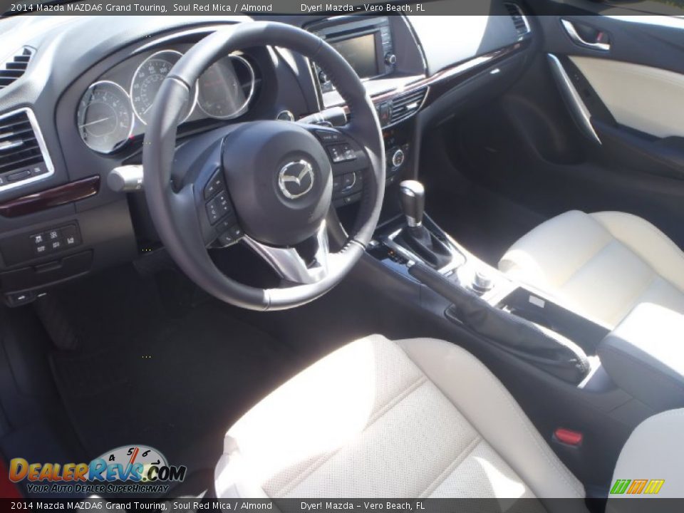 Almond Interior - 2014 Mazda MAZDA6 Grand Touring Photo #10