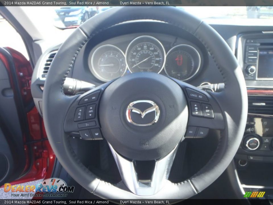 2014 Mazda MAZDA6 Grand Touring Steering Wheel Photo #13