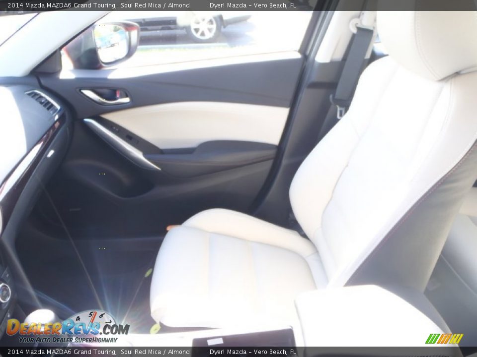 2014 Mazda MAZDA6 Grand Touring Soul Red Mica / Almond Photo #15