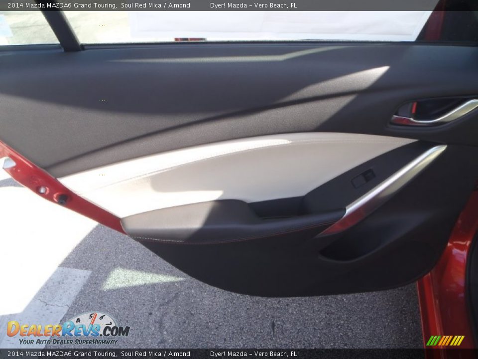 2014 Mazda MAZDA6 Grand Touring Soul Red Mica / Almond Photo #17