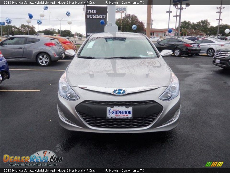2013 Hyundai Sonata Hybrid Limited Hyper Silver Metallic / Gray Photo #2