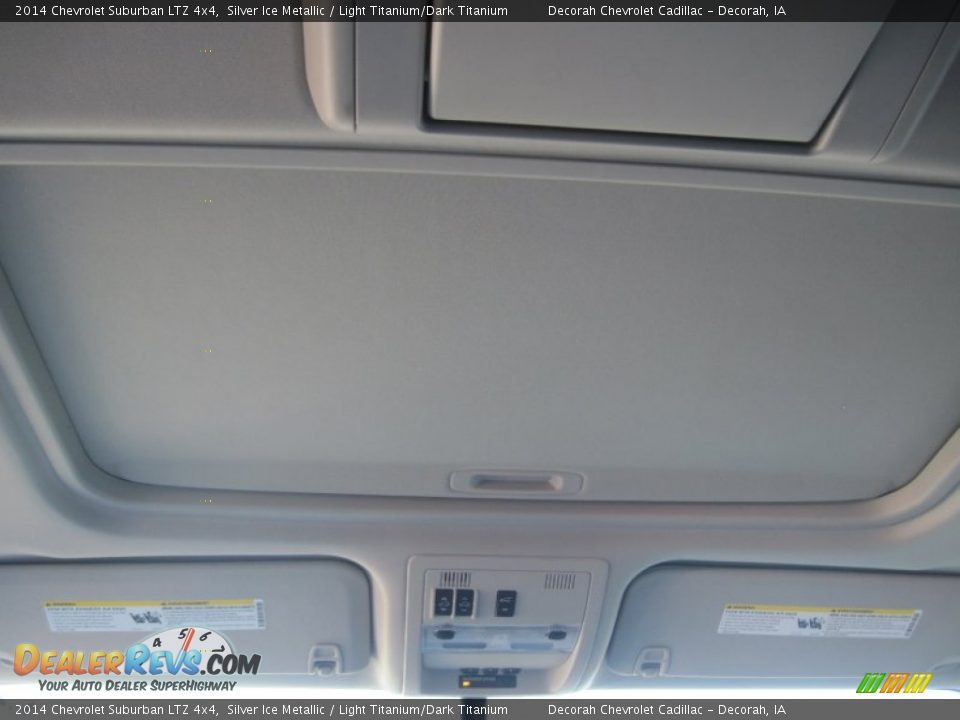 2014 Chevrolet Suburban LTZ 4x4 Silver Ice Metallic / Light Titanium/Dark Titanium Photo #8