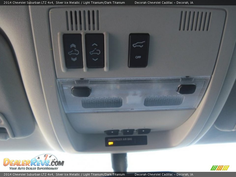 2014 Chevrolet Suburban LTZ 4x4 Silver Ice Metallic / Light Titanium/Dark Titanium Photo #14