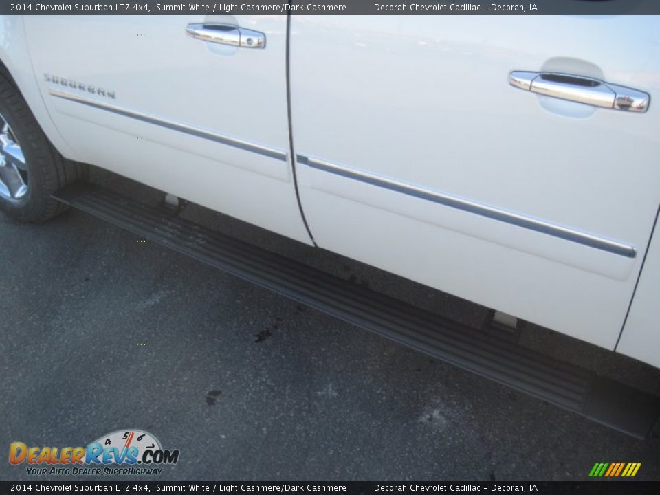 2014 Chevrolet Suburban LTZ 4x4 Summit White / Light Cashmere/Dark Cashmere Photo #5