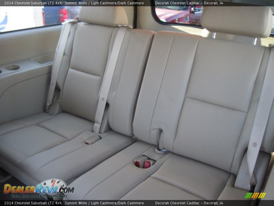 2014 Chevrolet Suburban LTZ 4x4 Summit White / Light Cashmere/Dark Cashmere Photo #8