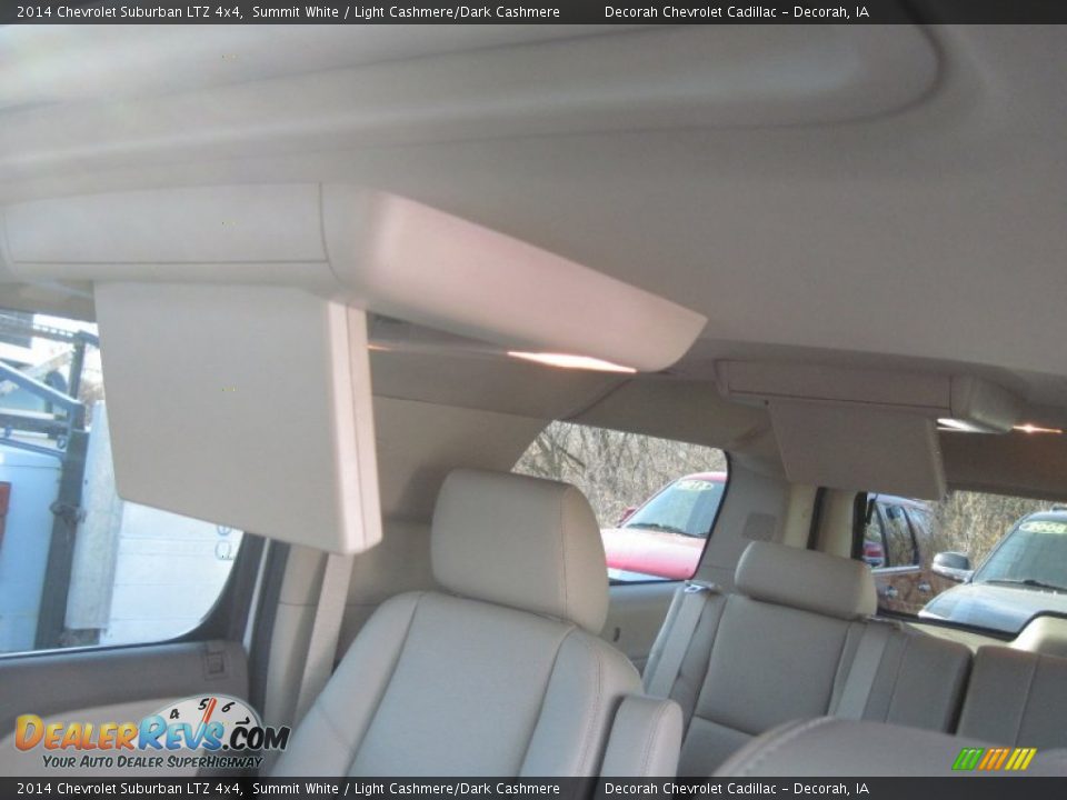 2014 Chevrolet Suburban LTZ 4x4 Summit White / Light Cashmere/Dark Cashmere Photo #10