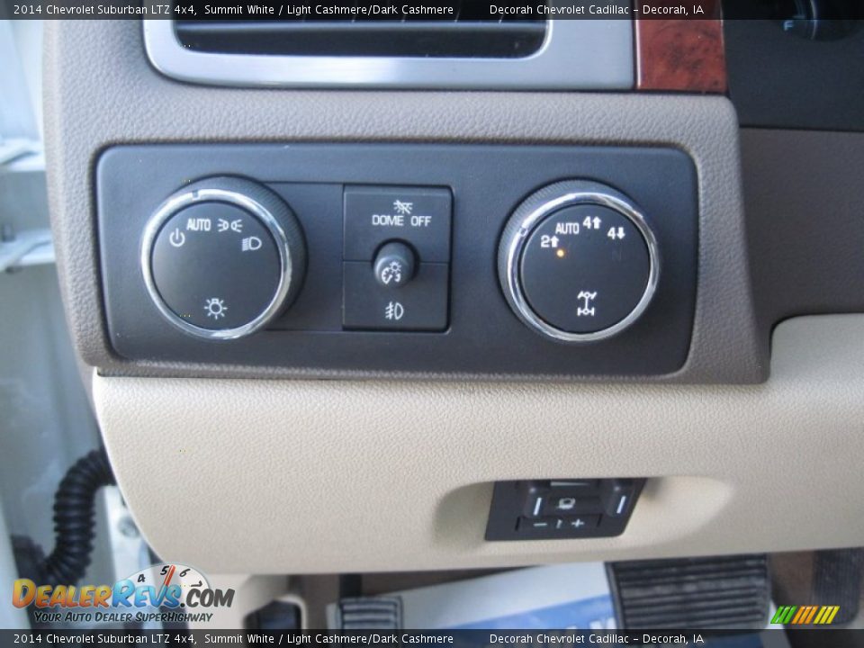 2014 Chevrolet Suburban LTZ 4x4 Summit White / Light Cashmere/Dark Cashmere Photo #12